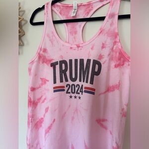 Trump Tie Dye Tank Top